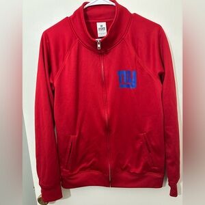 Victoria's Secret PINK NFL New York Giants full-zip sweatshirt jacket Size L